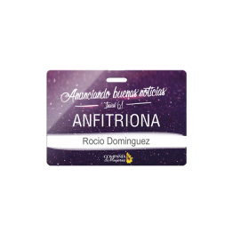 Gafetes Tiro 11cm x 8 cm