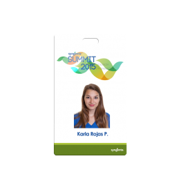 Gafetes Tiro 6 cm x 10 cm