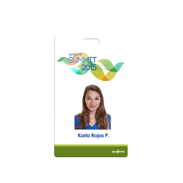 Gafetes Tiro 6 cm x 10 cm