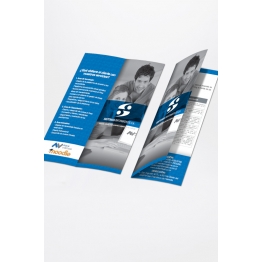 Brochures doble carta (11"x17" abierto) (Papel Bond 20)