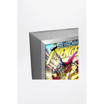 Caja luminosa - Instalación en San José - Solo una cara Caja luminosa - Instalación en San José - Solo una cara