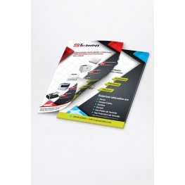 Volantes tamaño 8.5" x 5.5" (Tiro & Retiro) (Couche 100)